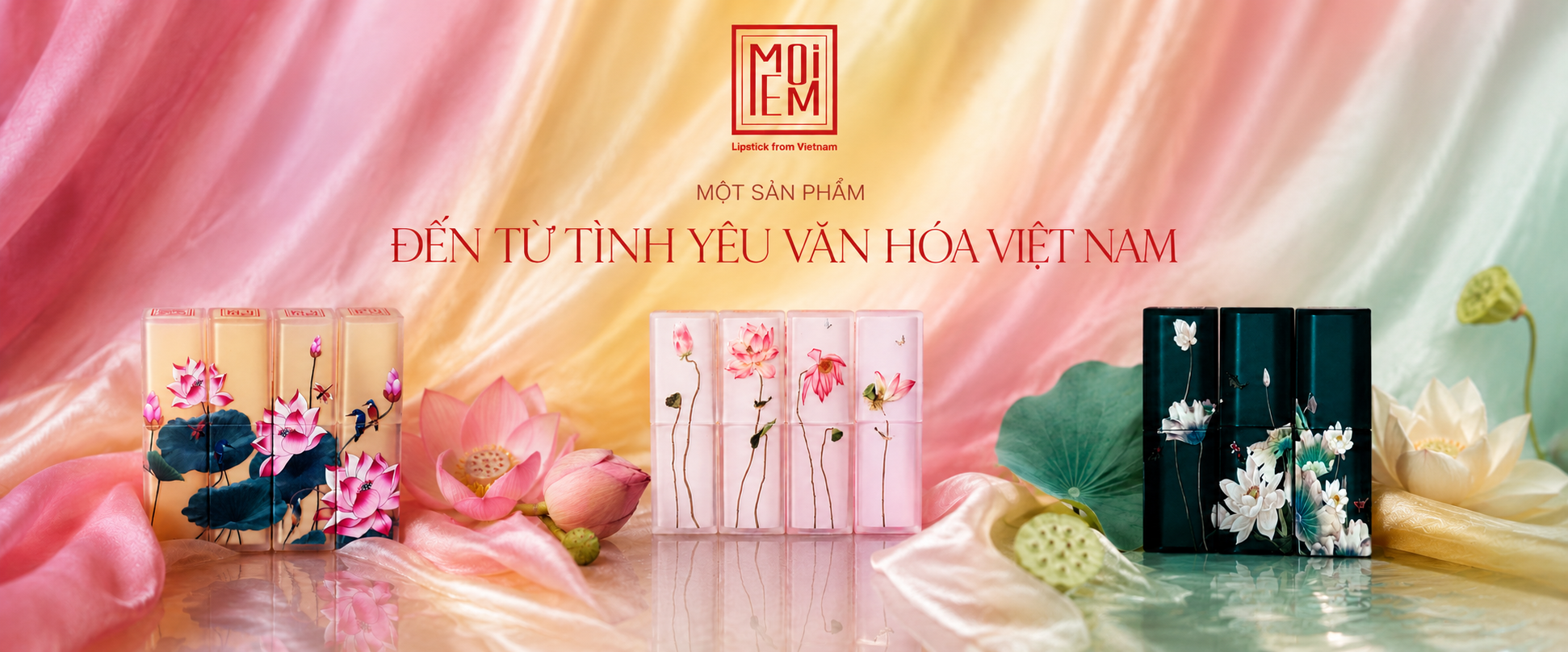 MoiEm — son dưỡng có màu cảm hứng hoa sen Việt, một sản phẩm đến từ tình yêu văn hoá Việt Nam